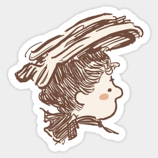 Gibson Girl Sticker